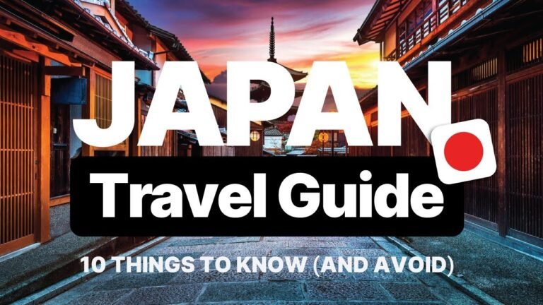 10 Must Know JAPAN Travel Tips (and what NOT to do) FULL GUIDE!